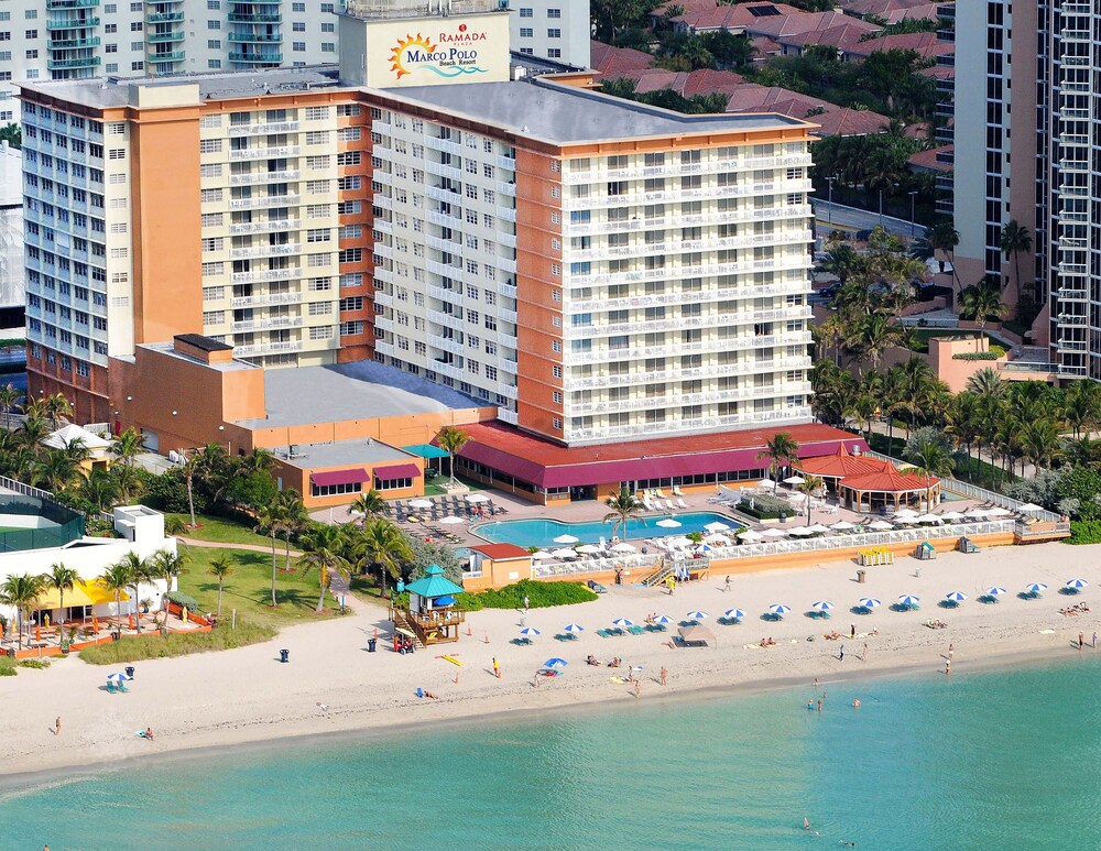 Book Ramada Plaza Marco Polo Beach Resort In Sunny Isles Ramada Plaza Marco Polo Beach Resort Sunny Isles Aerial View