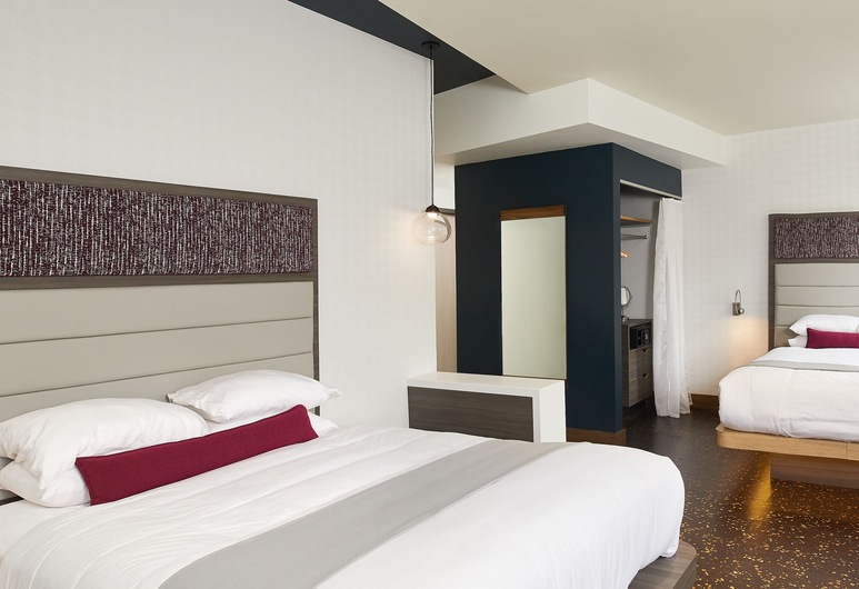 Photo of guest room at CityFlatsHotel Grand Rapids in Grand Rapids, MI Photo of guest room at CityFlatsHotel Grand Rapids in Grand Rapids, MI