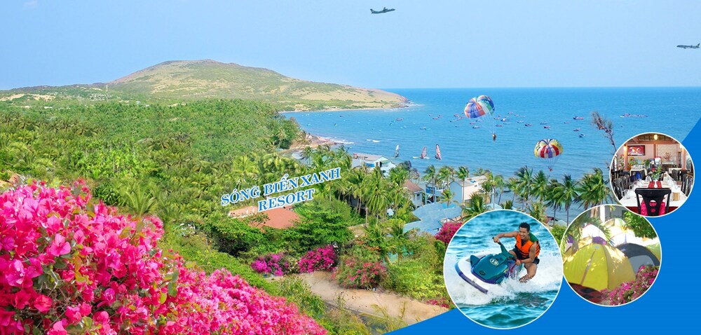 Kết quả hình ảnh cho song bien xanh resort
