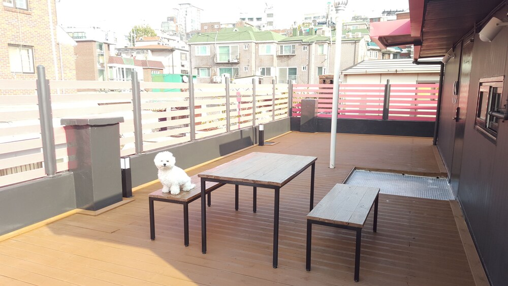 Book Guesthouse Hostel In Seoul Hotels Com Guesthouse Hostel Seoul Family Room Terrace Patio
