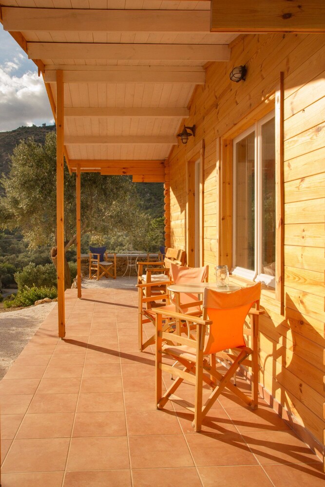 charming wooden eco-house in unspoiled nature surrounding sougia