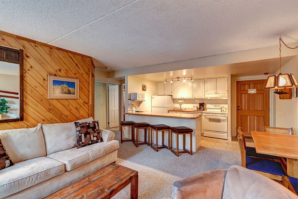 ski-in/ski-out condo, fully stocked kitchen, indoor/outdoor hot