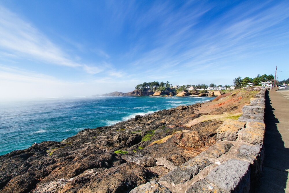 dog-friendly, waterfront loft w/ seawall & ocean views - one