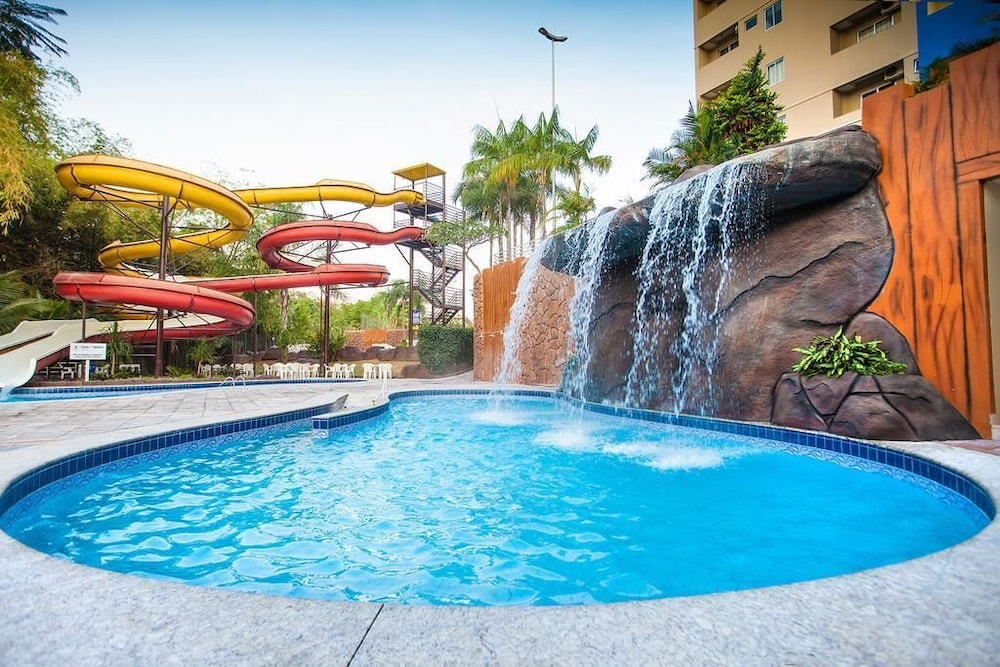 Book Golden Dolphin Grand Hotel Apartamento In Caldas Novas Hotels Golden Dolphin Grand Hotel Apartamento Caldas Novas Pool Waterfall