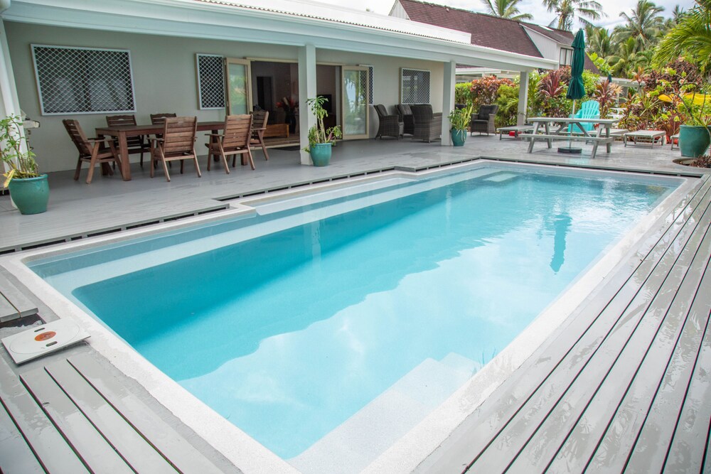 自然海滩游泳池别墅 2 号酒店预订, 2019拉罗汤加岛