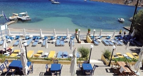 Pedi Beach Hotel Symi Info Photos Reviews Book At Hotels Pedi Beach Hotel Symi View From