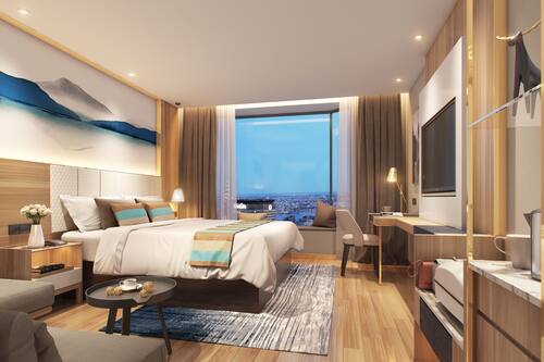 احجز جرين تري إن جياكشينج هايان باص ستيشن بيزنس هوتل في يازينج قارن أسعار الفنادق في يازينج