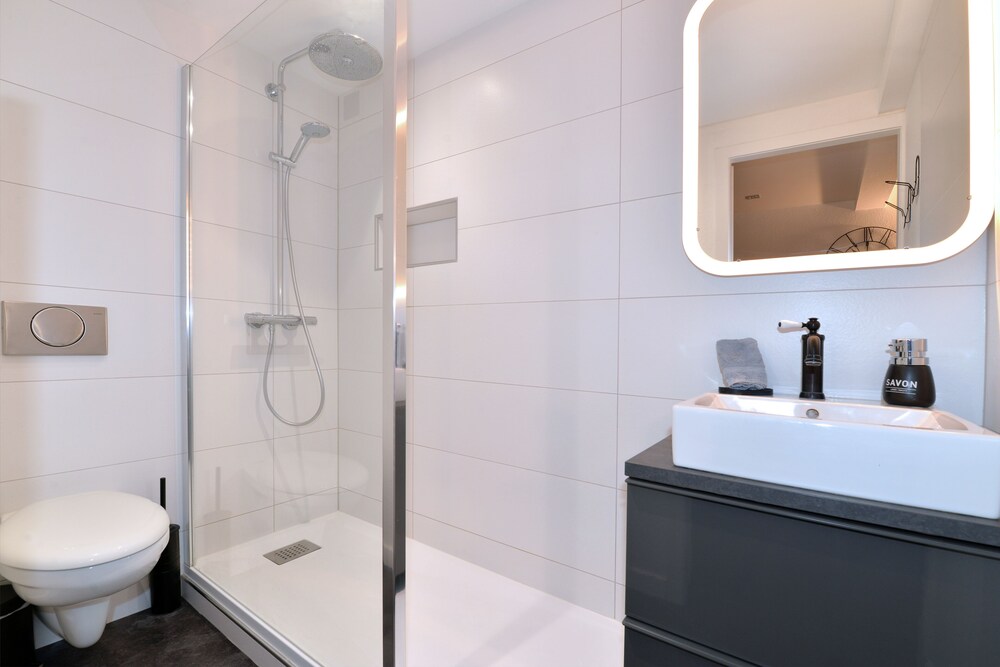 时尚开放式客房, 独立浴室 (avec terrasse) - 休息室