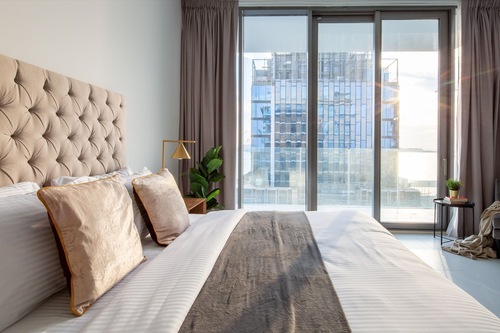 غرف نوم في نخلة جميرا