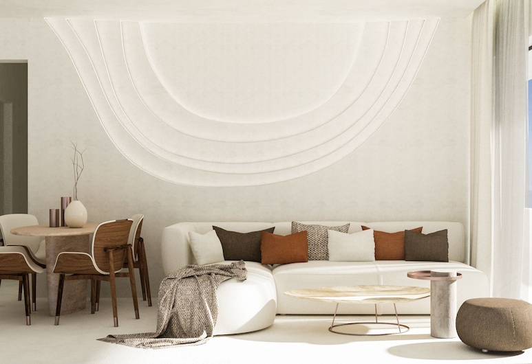 Brown Beach Corinthia a member of Brown Hotels, Loutraki-Agioi Theodoroi, Executive Suite Sea View with balcony, Living Area